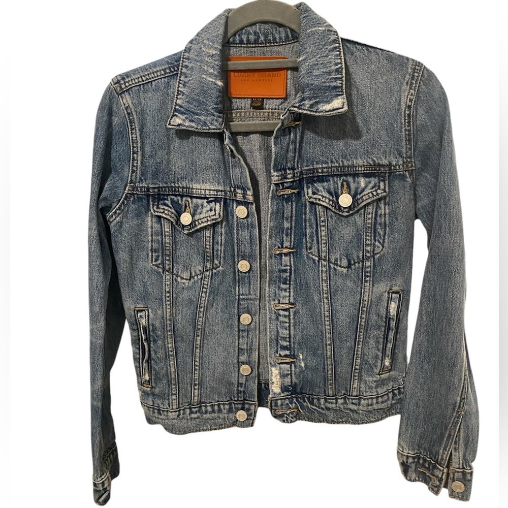 Lucky brand Tomboy Trucker Jean jacket xs